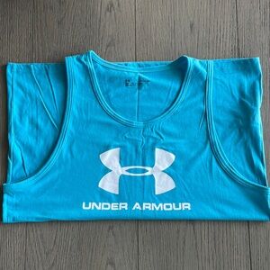 Aqua Blue Men’s Under Armour Tank